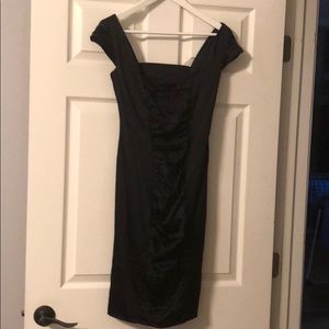 Black cocktail dress